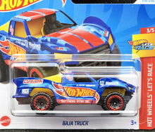 Load image into Gallery viewer, Hot Wheels 2024 Baja Truck Dark Blue #115 Hot Wheels Lets Race 3/5 New
