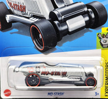 Load image into Gallery viewer, Hot Wheels 2024 Mo-Stash Grey #73 Experimotors 4/5 New Long Card

