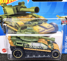 Load image into Gallery viewer, Hot Wheels 2024 Tanknator Dark Green #119 HW Ride-Ons 3/5 New
