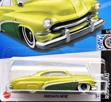 Load image into Gallery viewer, Hot Wheels 2024 Hirohata Merc Apple Green #143 Rod Squad 5/5 New Long Card
