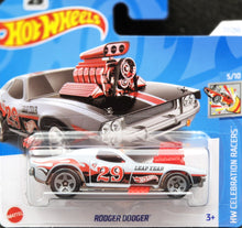 Load image into Gallery viewer, Hot Wheels 2024 Rodger Dodger Grey #77 HW Celebration Racers 5/10 New
