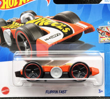 Load image into Gallery viewer, Hot Wheels 2024 Flippin Fast Orange #103 HW Celebration Racers 6/10 New Long Card
