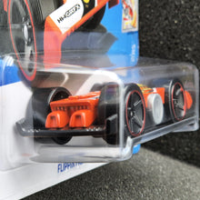 Load image into Gallery viewer, Hot Wheels 2024 Flippin Fast Orange #103 HW Celebration Racers 6/10 New Long Card
