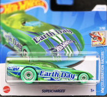 Load image into Gallery viewer, Hot Wheels 2024 Supercharged (Funny Car) Green #124 HW Celebration Racers 7/10 New
