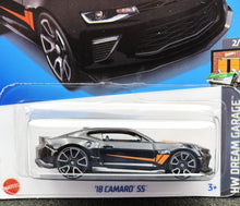 Load image into Gallery viewer, Hot Wheels 2024 &#39;18 Camaro SS Black #32 HW Dream Garage 2/5 New Long Card
