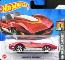 Load image into Gallery viewer, Hot Wheels 2024 Corvette Stingray Red #109 HW Dream Garage 5/5 New
