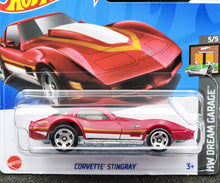Load image into Gallery viewer, Hot Wheels 2024 Corvette Stingray Red #109 HW Dream Garage 5/5 New
