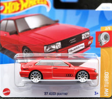 Load image into Gallery viewer, Hot Wheels 2024 &#39;87 Audi Quattro Red #102 HW Turbo 2/5 New
