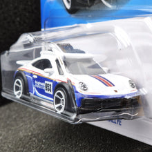 Load image into Gallery viewer, Hot Wheels 2024 Porsche 911 Rallye White/Blue #172 HW Turbo 5/5 New Long Card
