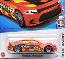 Load image into Gallery viewer, Hot Wheels 2024 &#39;15 Dodge Charger SRT Red #7 HW First Response 1/10 New Long Card
