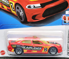 Load image into Gallery viewer, Hot Wheels 2024 &#39;15 Dodge Charger SRT Red #7 HW First Response 1/10 New Long Card
