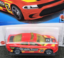 Load image into Gallery viewer, Hot Wheels 2024 &#39;15 Dodge Charger SRT Red #7 HW First Response 1/10 New Long Card
