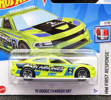 Load image into Gallery viewer, Hot Wheels 2024 &#39;15 Dodge Charger SRT Light Green #7 HW First Response 1/10 New
