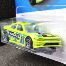 Load image into Gallery viewer, Hot Wheels 2024 &#39;15 Dodge Charger SRT Light Green #7 HW First Response 1/10 New Long Card
