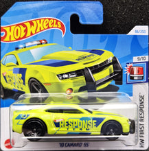 Load image into Gallery viewer, Hot Wheels 2024 &#39;10 Camaro SS Lime Green #86 HW First Response 9/10 New
