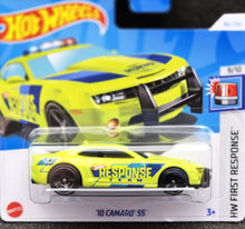 Load image into Gallery viewer, Hot Wheels 2024 &#39;10 Camaro SS Lime Green #86 HW First Response 9/10 New
