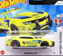 Load image into Gallery viewer, Hot Wheels 2024 &#39;10 Camaro SS Lime Green #86 HW First Response 9/10 New
