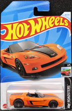 Load image into Gallery viewer, Hot Wheels 2024 Corvette C6 Orange #40 HW Roadsters 2/5 New Long Card

