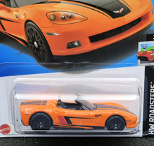 Load image into Gallery viewer, Hot Wheels 2024 Corvette C6 Orange #40 HW Roadsters 2/5 New Long Card
