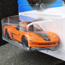 Load image into Gallery viewer, Hot Wheels 2024 Corvette C6 Orange #40 HW Roadsters 2/5 New Long Card
