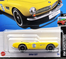 Load image into Gallery viewer, Hot Wheels 2024 BMW 507 Yellow #67 HW Roadsters 4/5 New Long Card
