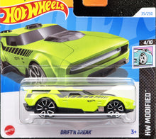 Load image into Gallery viewer, Hot Wheels 2024 Drift&#39;N Break Lime Green #35 HW Modified 4/10 New
