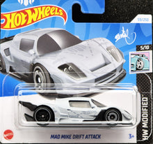 Load image into Gallery viewer, Hot Wheels 2024 Mad Mike Drift Attack Matte Grey #59 HW Modified 5/10 New

