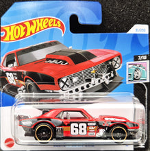 Load image into Gallery viewer, Hot Wheels 2024 Custom &#39;68 Camaro Red #81 HW Modified 7/10 New
