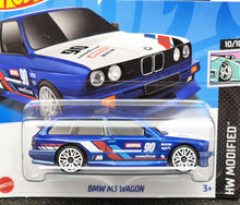 Load image into Gallery viewer, Hot Wheels 2024 BMW M3 Wagon Blue #138 HW Modified 10/10 New
