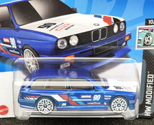 Load image into Gallery viewer, Hot Wheels 2024 BMW M3 Wagon Blue #138 HW Modified 10/10 New
