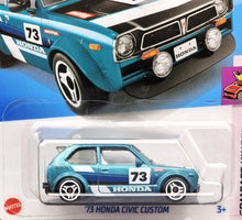 Load image into Gallery viewer, Hot Wheels 2024 &#39;73 Honda Civic Custom Teal #90 Compact Kings 4/5 New Long Card
