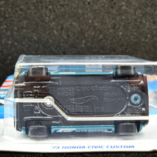 Load image into Gallery viewer, Hot Wheels 2024 &#39;73 Honda Civic Custom Teal #90 Compact Kings 4/5 New Long Card
