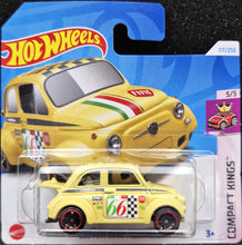 Load image into Gallery viewer, Hot Wheels 2024 &#39;60s Fiat 500D Modificado Light Yellow #117 Compact Kings 5/5 New
