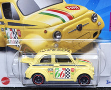 Load image into Gallery viewer, Hot Wheels 2024 &#39;60s Fiat 500D Modificado Light Yellow #117 Compact Kings 5/5 New
