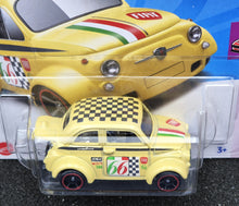 Load image into Gallery viewer, Hot Wheels 2024 &#39;60s Fiat 500D Modificado Light Yellow #117 Compact Kings 5/5 New
