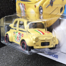 Load image into Gallery viewer, Hot Wheels 2024 &#39;60s Fiat 500D Modificado Light Yellow #117 Compact Kings 5/5 New

