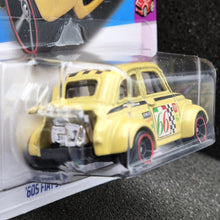 Load image into Gallery viewer, Hot Wheels 2024 &#39;60s Fiat 500D Modificado Light Yellow #117 Compact Kings 5/5 New Long Card
