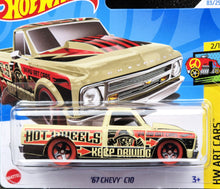 Load image into Gallery viewer, Hot Wheels 2024 &#39;67 Chevy C10 Tan #83 HW Art Cars 2/10 New

