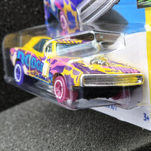 Load image into Gallery viewer, Hot Wheels 2024 &#39;70 Dodge Charger R/T Yellow #108 HW Art Cars 4/10 New
