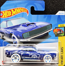Load image into Gallery viewer, Hot Wheels 2024 &#39;67 Camaro Dark Blue #84 HW Art Cars 3/10 New
