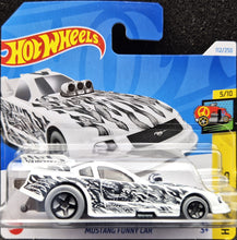Load image into Gallery viewer, Hot Wheels 2024 Mustang Funny Car White #112 HW Art Cars 5/10 New
