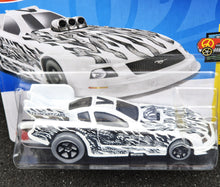 Load image into Gallery viewer, Hot Wheels 2024 Mustang Funny Car White #112 HW Art Cars 5/10 New
