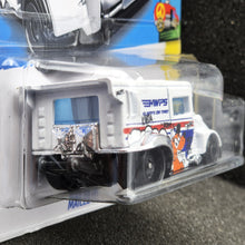 Load image into Gallery viewer, Hot Wheels 2024 Mailed It! White #164 HW Art Cars 10/10 New Long Card
