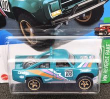 Load image into Gallery viewer, Hot Wheels 2024 &#39;87 Dodge D100 Teal  #38 HW Reverse Rake 1/5 New Long Card
