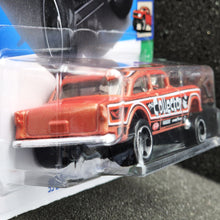 Load image into Gallery viewer, Hot Wheels 2024 &#39;55 Chevy Bel Air Gasser Orange #63 HW Reverse Rake 2/5 New Long Card
