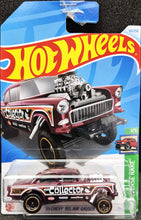 Load image into Gallery viewer, Hot Wheels 2024 &#39;55 Chevy Bel Air Gasser Maroon #63 HW Reverse Rake 2/5 New Long Card
