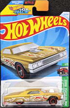 Load image into Gallery viewer, Hot Wheels 2024 Layin&#39; Lowrider Matte Gold #113 HW Reverse Rake 3/5 New Long Card
