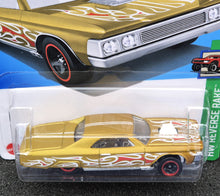 Load image into Gallery viewer, Hot Wheels 2024 Layin&#39; Lowrider Matte Gold #113 HW Reverse Rake 3/5 New Long Card
