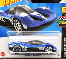 Load image into Gallery viewer, Hot Wheels 2024 Group C Fantasy Dark Blue #74 HW Race Day 1/10 New
