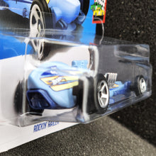 Load image into Gallery viewer, Hot Wheels 2024 Rockin&#39;Railer Light Blue #75 HW Race Day 2/10 New
